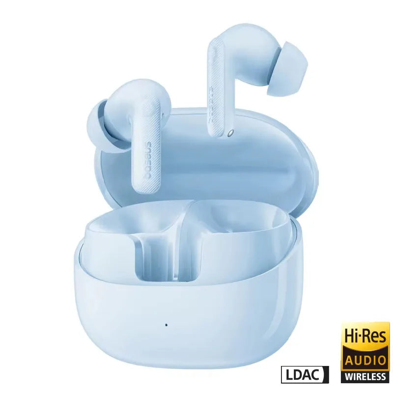 Audífonos Baseus EP10 Pro ANC – Cancelación Ruido
¡Sonido Hi-Res con cancelación activa 50dB!
6 micrófonos + resistencia IP55
LDAC alta calidad audio
¡Bloquea el ruido y escucha con la mejor calidad!