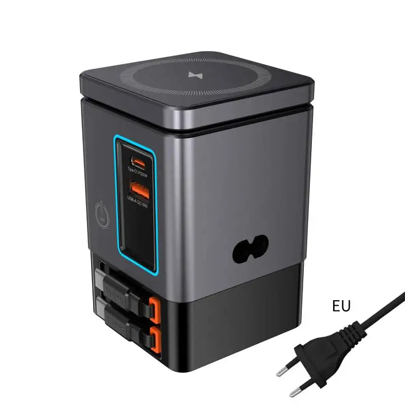 Cargador 6 en 1 con Cable USB-C Retráctil 105W
¡Carga varios dispositivos al mismo tiempo!
Torre 105W rápida para iPhone, AirPods y más
Cable USB-C retráctil + puertos múltiples
¡Carga todo sin enredos hoy mismo!