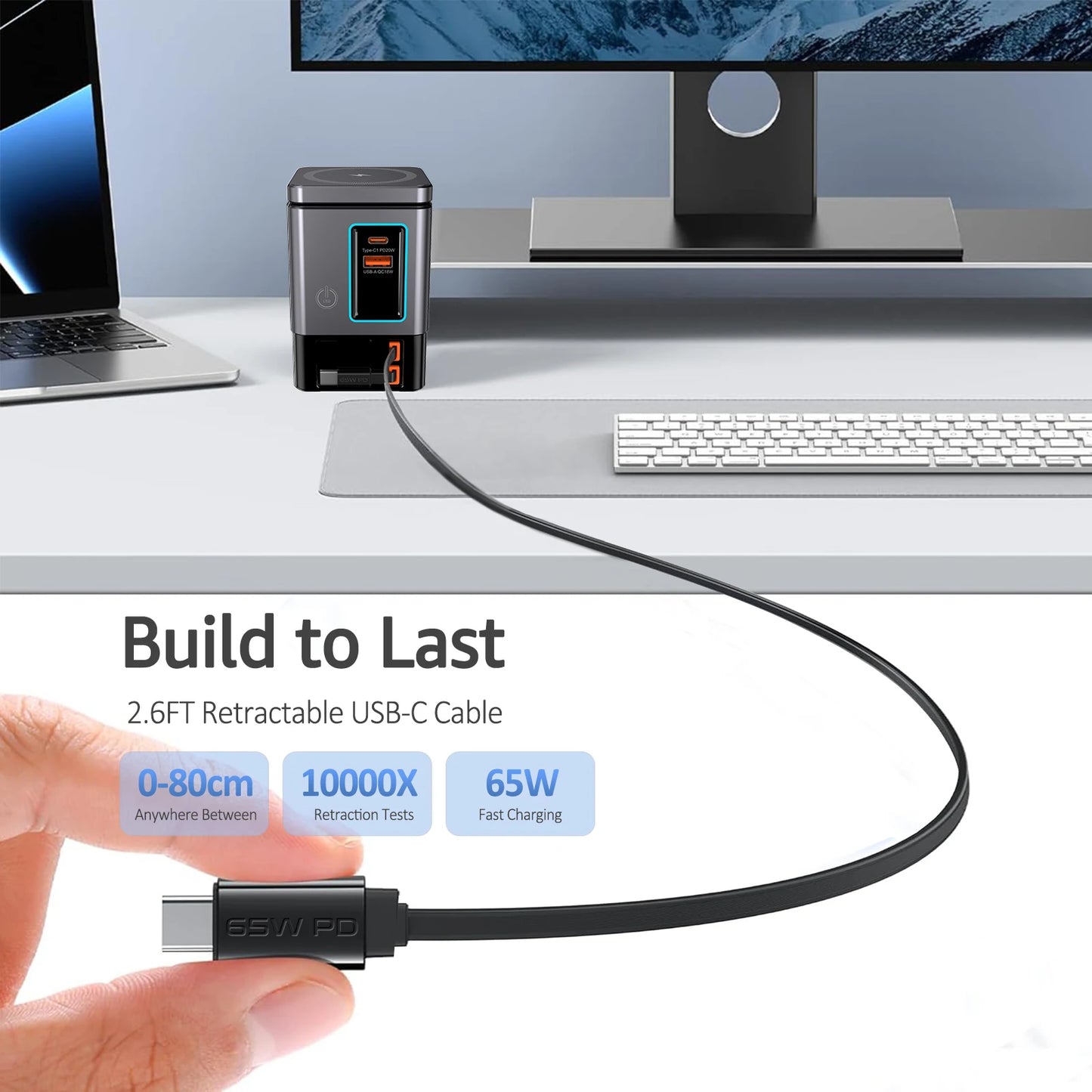 Cargador 6 en 1 con Cable USB-C Retráctil 105W
¡Carga varios dispositivos al mismo tiempo!
Torre 105W rápida para iPhone, AirPods y más
Cable USB-C retráctil + puertos múltiples
¡Carga todo sin enredos hoy mismo!