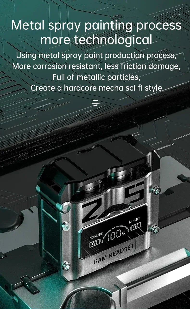 Audífonos M25 Bluetooth 5.3 TWS – Sonido Inmersivo
¡Sonido estéreo claro con reducción de ruido!
Control táctil intuitivo + pantalla LED batería
Bluetooth 5.3 estable y larga duración