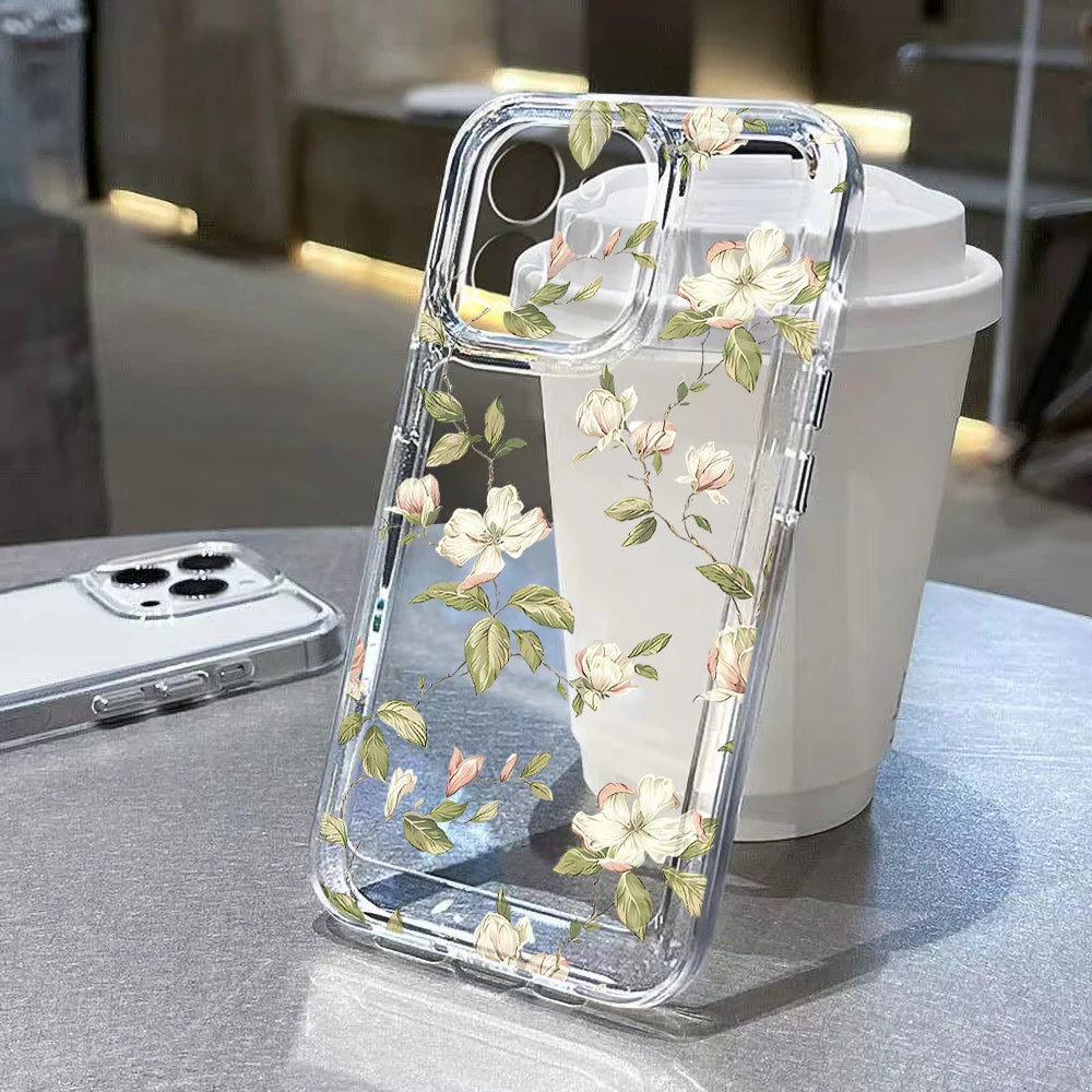 Funda Floral Transparente iPhone – Elegante y Protección
¡Diseño floral delicado que no amarillea!
Silicona soft antigolpes + bordes elevados
Compatible iPhone 7 a 17 (Pro, Max, Air, SE, XR)
¡Dale estilo floral a tu iPhone hoy mismo!