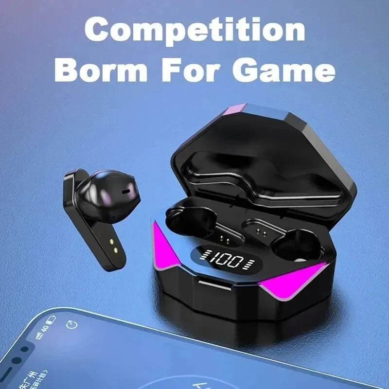 TWS Wireless Bluetooth Headset Gamer Earbuds
Auriculares Gamer TWS Bluetooth – LED y Mic
¡Juega con sonido inmersivo y micrófono claro!
Pantalla LED + cancelación ruido
Modo gamer bajo latency
¡Sube de nivel en tus juegos!
