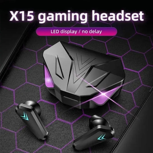 TWS Wireless Bluetooth Headset Gamer Earbuds
Auriculares Gamer TWS Bluetooth – LED y Mic
¡Juega con sonido inmersivo y micrófono claro!
Pantalla LED + cancelación ruido
Modo gamer bajo latency
¡Sube de nivel en tus juegos!