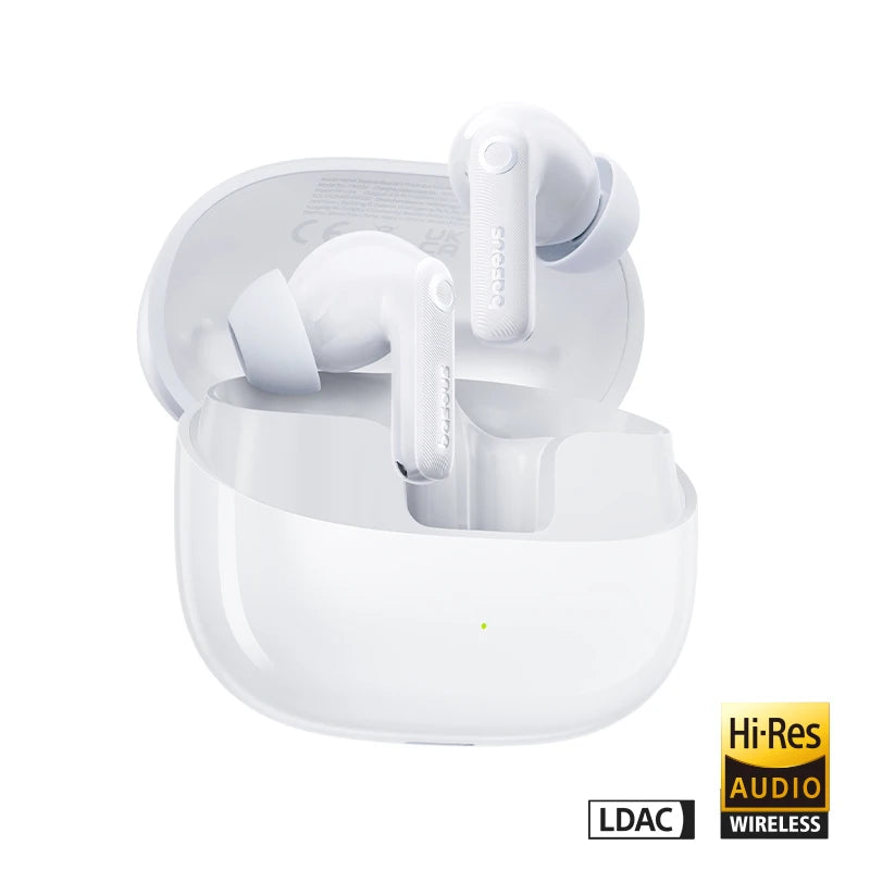 Audífonos Baseus EP10 Pro ANC – Cancelación Ruido
¡Sonido Hi-Res con cancelación activa 50dB!
6 micrófonos + resistencia IP55
LDAC alta calidad audio
¡Bloquea el ruido y escucha con la mejor calidad!