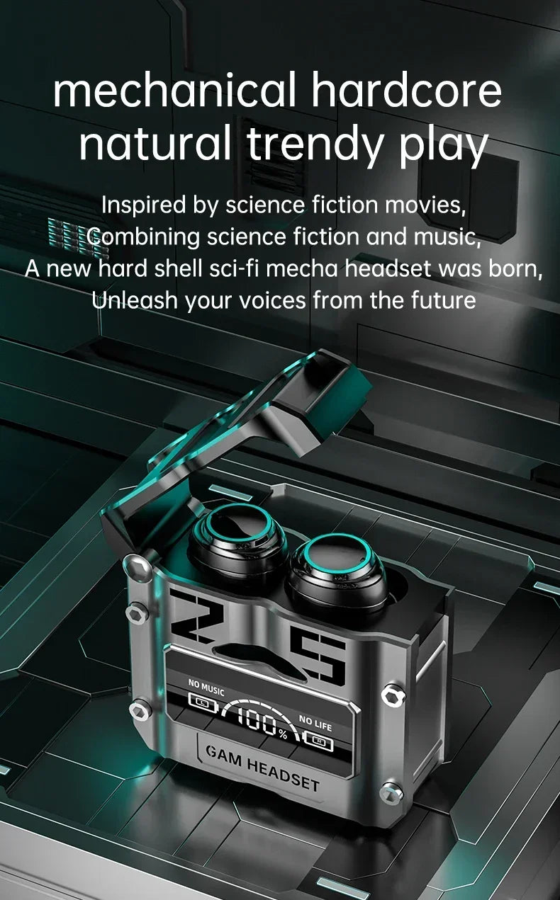 Audífonos M25 Bluetooth 5.3 TWS – Sonido Inmersivo
¡Sonido estéreo claro con reducción de ruido!
Control táctil intuitivo + pantalla LED batería
Bluetooth 5.3 estable y larga duración