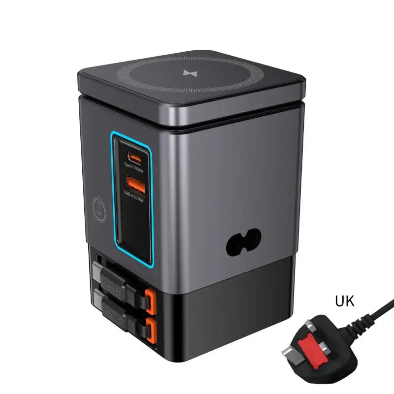 Cargador 6 en 1 con Cable USB-C Retráctil 105W
¡Carga varios dispositivos al mismo tiempo!
Torre 105W rápida para iPhone, AirPods y más
Cable USB-C retráctil + puertos múltiples
¡Carga todo sin enredos hoy mismo!