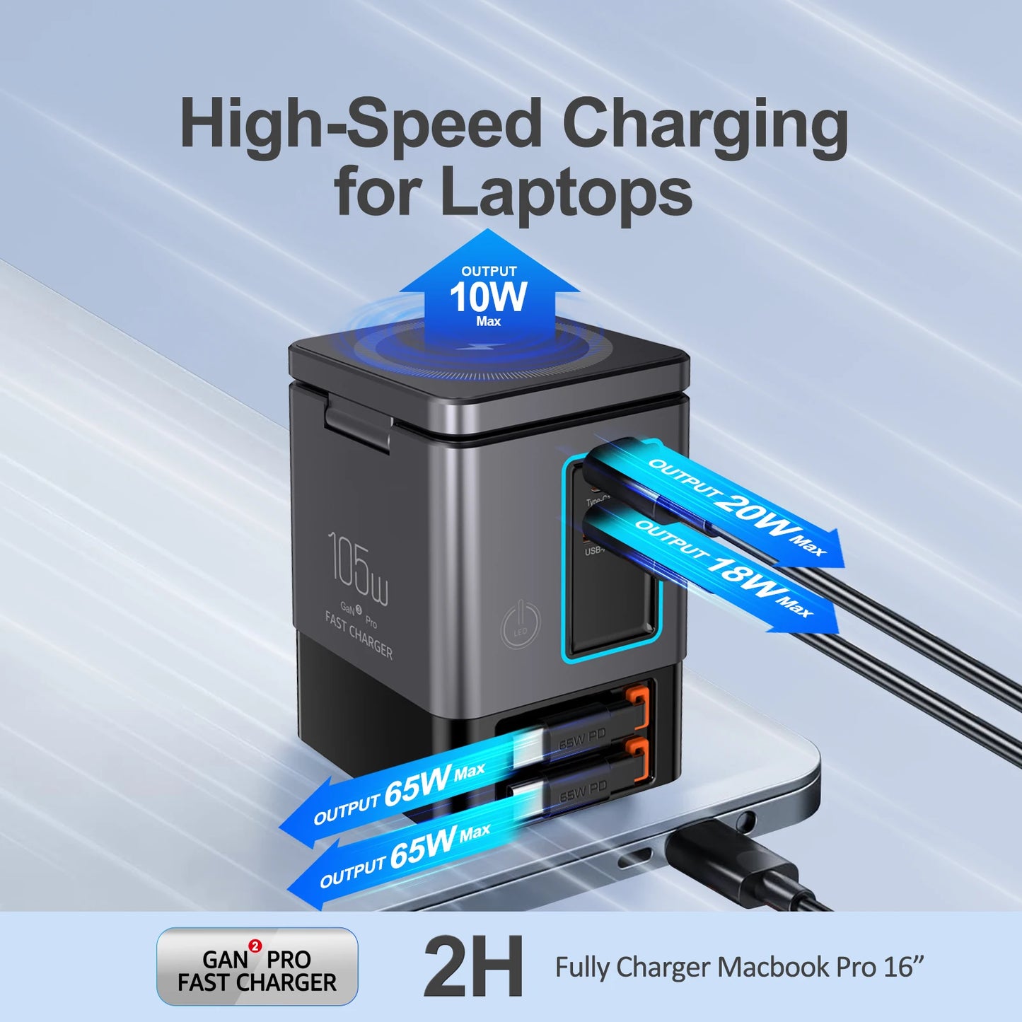 Cargador 6 en 1 con Cable USB-C Retráctil 105W
¡Carga varios dispositivos al mismo tiempo!
Torre 105W rápida para iPhone, AirPods y más
Cable USB-C retráctil + puertos múltiples
¡Carga todo sin enredos hoy mismo!