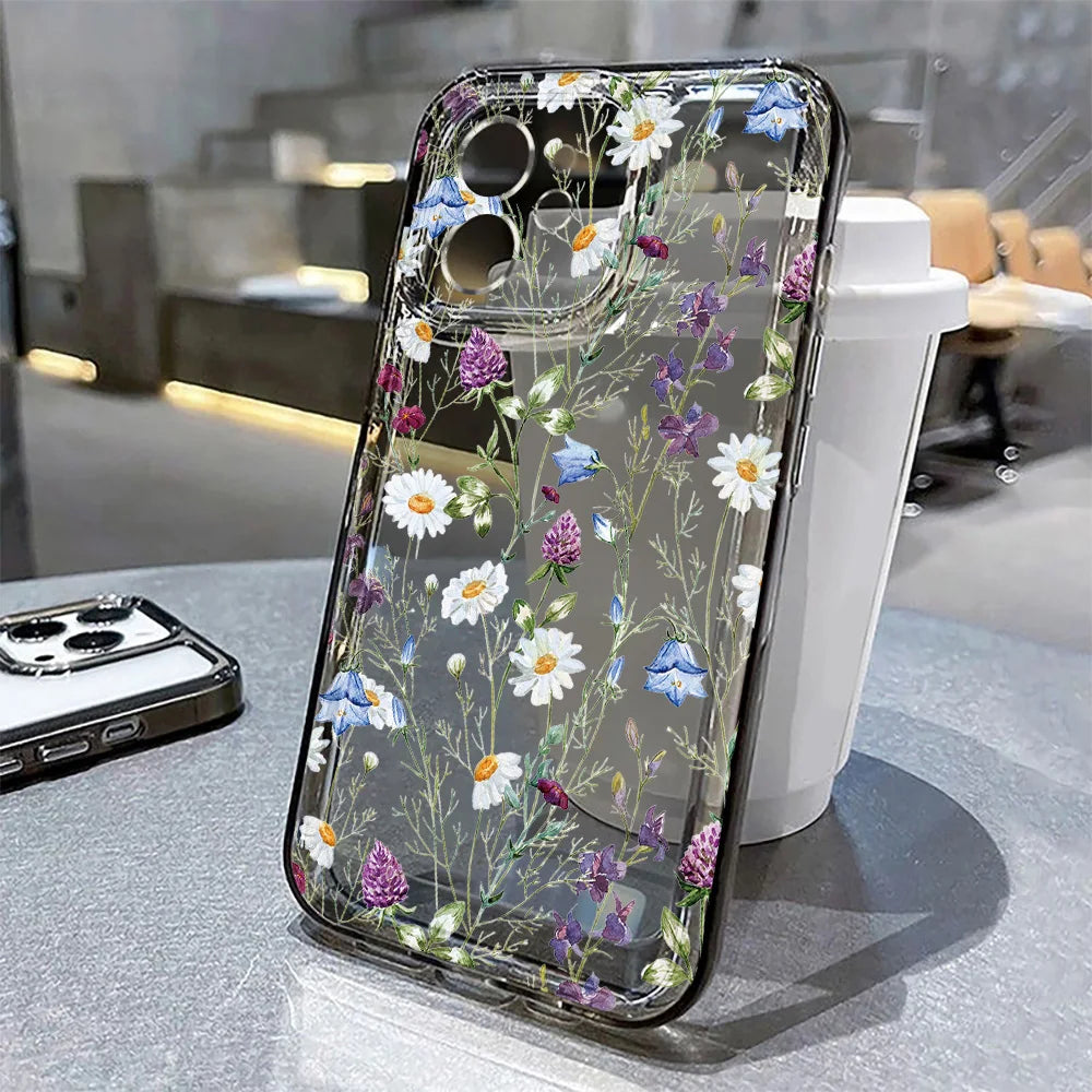 Funda Floral Transparente iPhone – Elegante y Protección
¡Diseño floral delicado que no amarillea!
Silicona soft antigolpes + bordes elevados
Compatible iPhone 7 a 17 (Pro, Max, Air, SE, XR)
¡Dale estilo floral a tu iPhone hoy mismo!