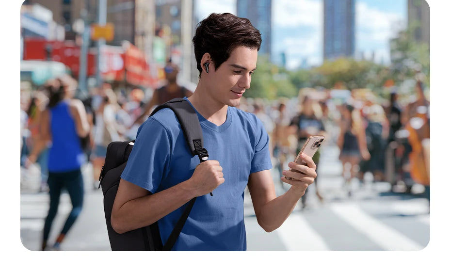 Audífonos Baseus EP10 Pro ANC – Cancelación Ruido
¡Sonido Hi-Res con cancelación activa 50dB!
6 micrófonos + resistencia IP55
LDAC alta calidad audio
¡Bloquea el ruido y escucha con la mejor calidad!