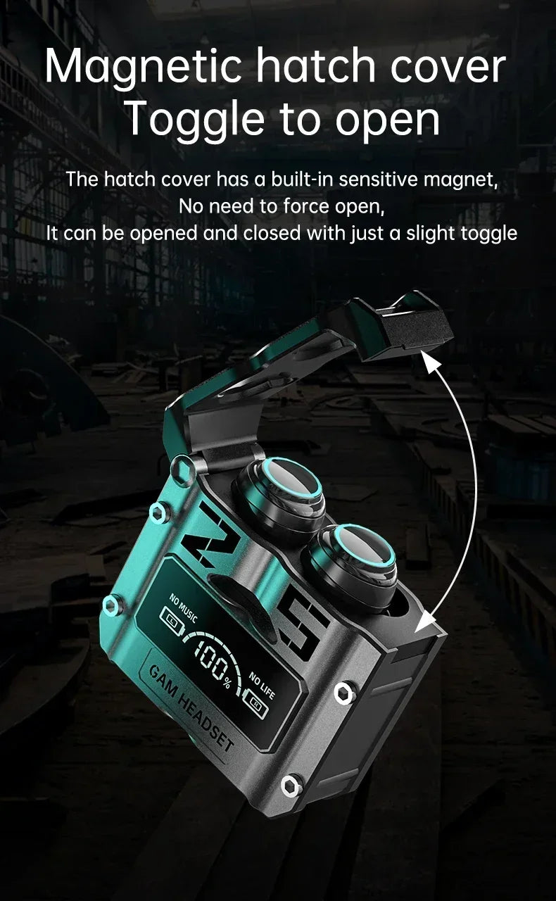 Audífonos M25 Bluetooth 5.3 TWS – Sonido Inmersivo
¡Sonido estéreo claro con reducción de ruido!
Control táctil intuitivo + pantalla LED batería
Bluetooth 5.3 estable y larga duración