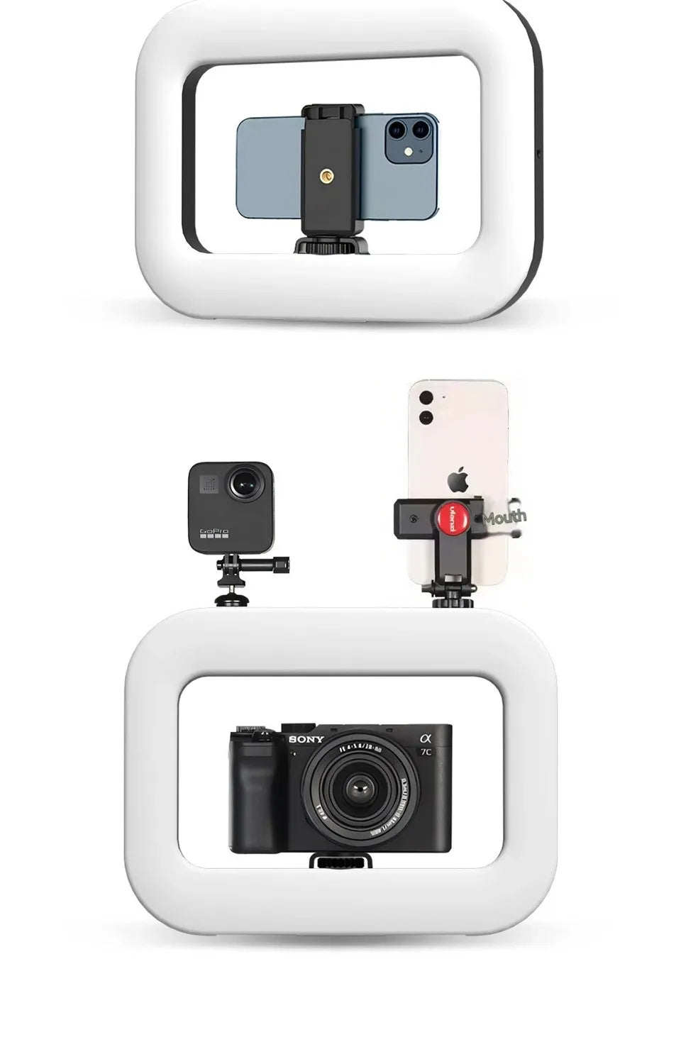 Luz LED Portátil Recargable – Iluminación Móvil
¡Brillo perfecto para Make up, fotos y videos!
Recargable + ajustable
Ideal selfie y live broadcast
¡Ilumina tu contenido!