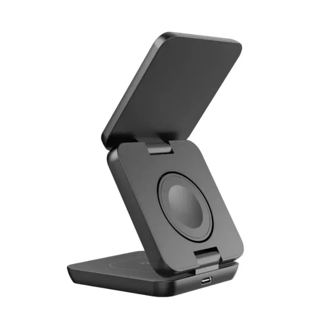 Cargador Inalámbrico 3 en 1 100W Plegable MagSafe
¡Carga rápida iPhone + Watch + AirPods al mismo tiempo!
Compatible iPhone 12-16, Watch 6-8, AirPods
Plegable, magnético, 100W potente
¡Carga todo en un solo lugar!
